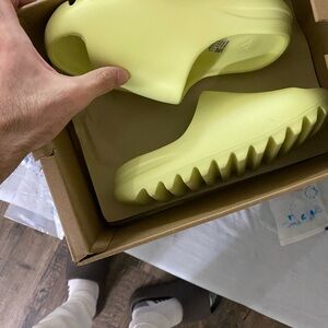 Yellow Slide Sandals